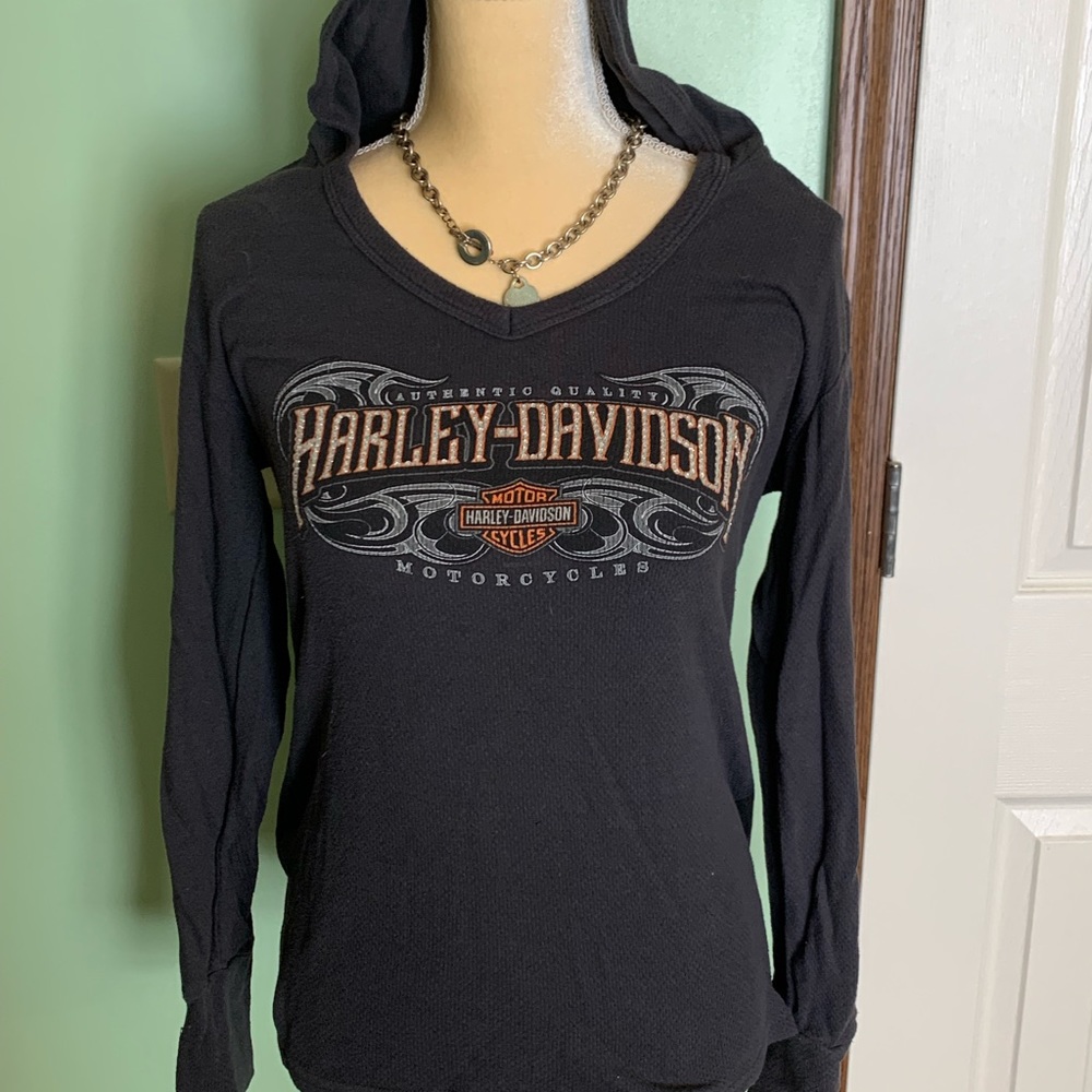 Harley Davidson long sleeve grey size M